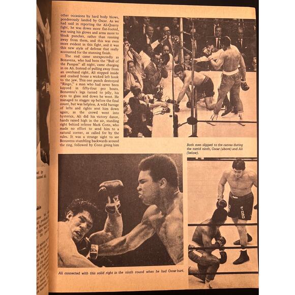 1971 Boxing Illustrated Muhammad Ali Magazine Greatest Cassius Clay Boxing - Picture 4 of 6